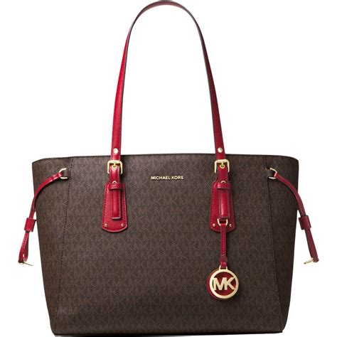 voyager tote michael kors|Michael Kors zip top tote.